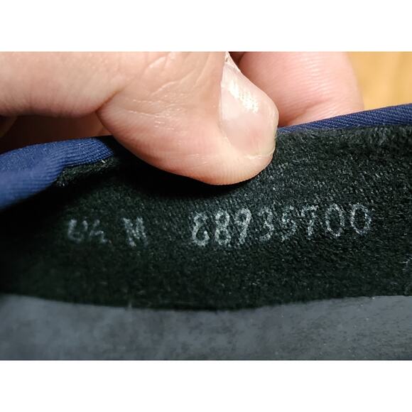 SAS Bliss Fabric Slip On Shoes Wedge Womens 6.5 Navy Stretch Comfort Casual Work - Picture 4 of 9